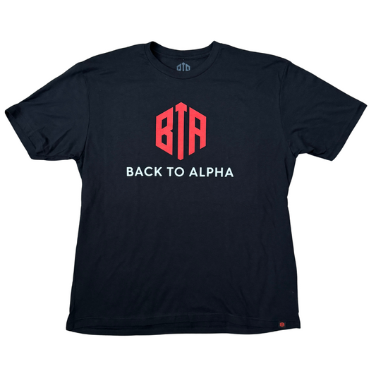 Red/White Back To Alpha Essentials Tee
